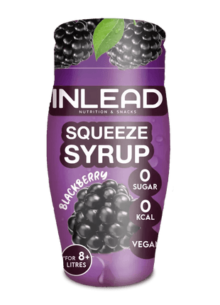 INLEAD Squeeze Syrup – Zuckerfreies Getränkekonzentrat fruchtige Sorten - Blackberry Linkreich