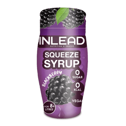 INLEAD Squeeze Syrup – Zuckerfreies Getränkekonzentrat fruchtige Sorten - Blackberry Linkreich