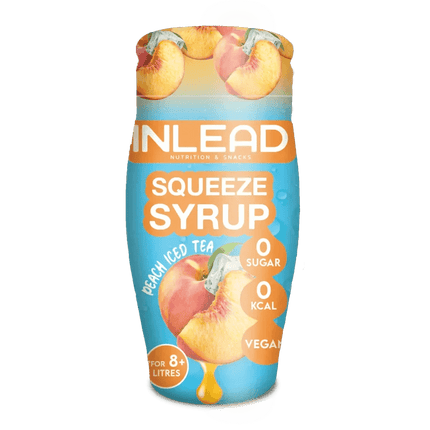INLEAD Squeeze Syrup – Zuckerfreies Getränkekonzentrat fruchtige Sorten - Peach Iced Tea Linkreich