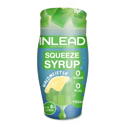 INLEAD Squeeze Syrup – Zuckerfreies Getränkekonzentrat fruchtige Sorten - Waldmeister Linkreich