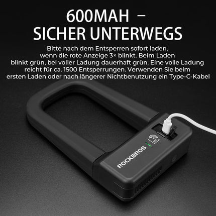 Intelligentes NFC Fahrradschloss Wasserdicht (Fahrradschloss) kaufen bei Linkreich – Jetzt entdecken!