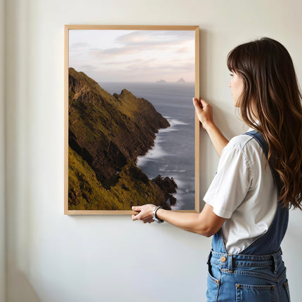 Kerry Cliffs Wall Art – Wild Atlantic Way Ireland Coastal Print