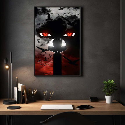 Itachi's Bloody Night - Anime Leinwandbild (Canvas) kaufen bei Linkreich – Jetzt entdecken!