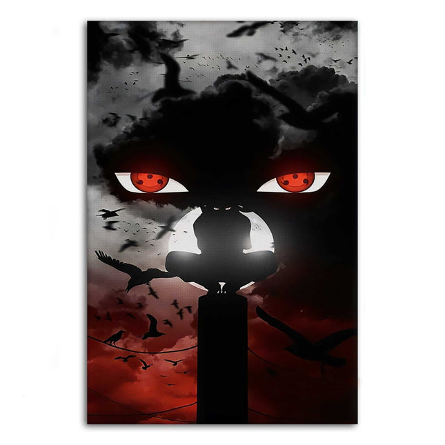 Itachi's Bloody Night - Anime Leinwandbild (Canvas) kaufen bei Linkreich – Jetzt entdecken!