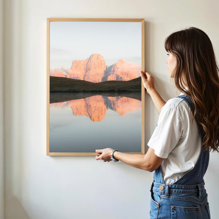 Lago delle Baste Print – Dolomites Mountain Wall Art