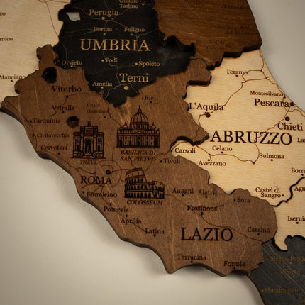 Italy 3D Wooden Map (3D Wooden Country Maps) kaufen bei Linkreich – Jetzt entdecken!