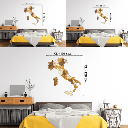 Italy 3D Wooden Map (3D Wooden Country Maps) kaufen bei Linkreich – Jetzt entdecken!