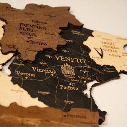 Italy 3D Wooden Map (3D Wooden Country Maps) kaufen bei Linkreich – Jetzt entdecken!