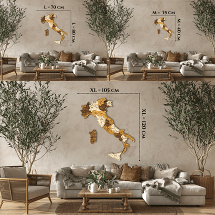 Italy 3D Wooden Map (3D Wooden Country Maps) kaufen bei Linkreich – Jetzt entdecken!