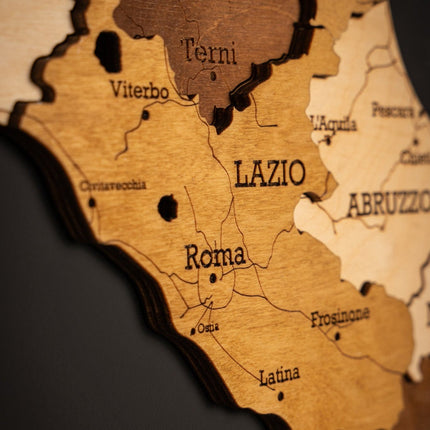 Italy 3D Wooden Map (3D Wooden Country Maps) kaufen bei Linkreich – Jetzt entdecken!