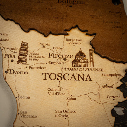 Italy 3D Wooden Map (3D Wooden Country Maps) kaufen bei Linkreich – Jetzt entdecken!