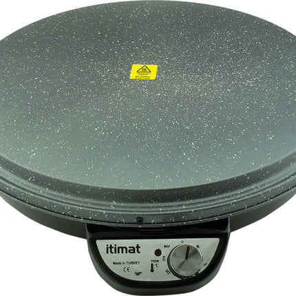 Itimat Fladenbäcker – Runde Elektro - Backplatte  (Fladenbäcker / Crepe Maker) kaufen bei Linkreich – Jetzt entdecken!