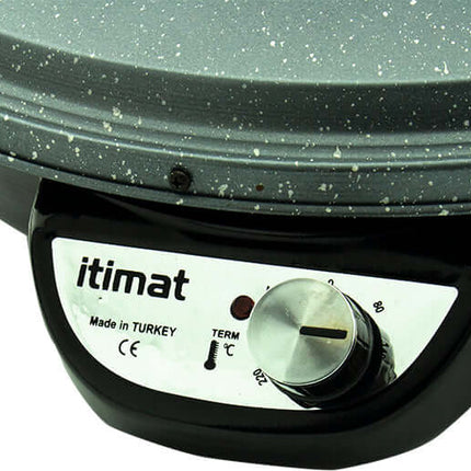 Itimat Fladenbäcker – Runde Elektro - Backplatte (Fladenbäcker / Crepe Maker) kaufen bei Linkreich – Jetzt entdecken!