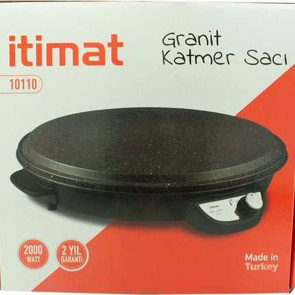 Itimat Fladenbäcker – Runde Elektro - Backplatte (Fladenbäcker / Crepe Maker) kaufen bei Linkreich – Jetzt entdecken!