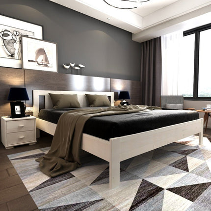 SEO. Jana Kieferbett Bio-Naturholz | 100% Nachhaltiges Massivholz für gesunden Schlaf - 90 x 200 cm Linkreich