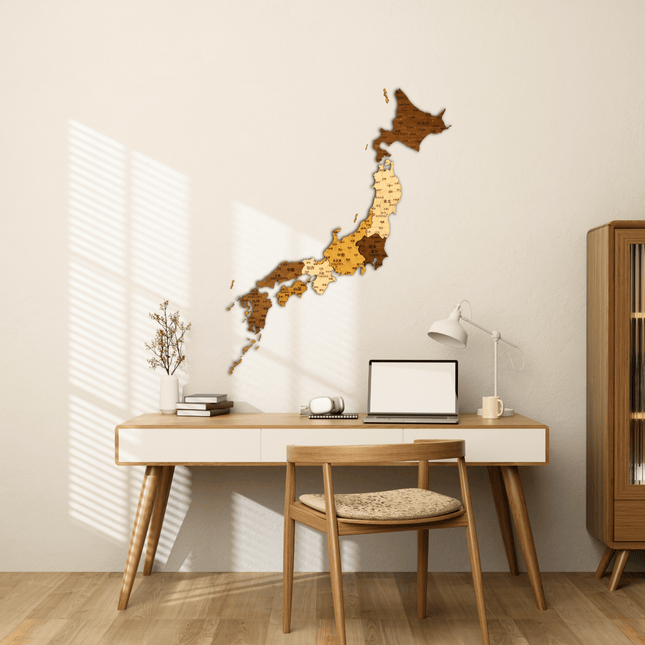 Japan 3D Wooden Map (3D Wooden Country Maps) kaufen bei Linkreich – Jetzt entdecken!