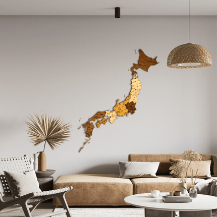 Japan 3D Wooden Map (3D Wooden Country Maps) kaufen bei Linkreich – Jetzt entdecken!