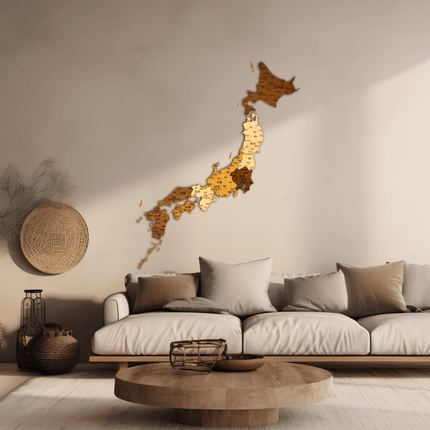 Japan 3D Wooden Map (3D Wooden Country Maps) kaufen bei Linkreich – Jetzt entdecken!