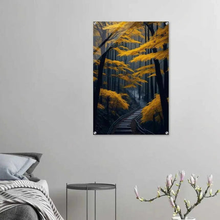Japan autumn - Leinwandbild Japanisch (Canvas) kaufen bei Linkreich – Jetzt entdecken!