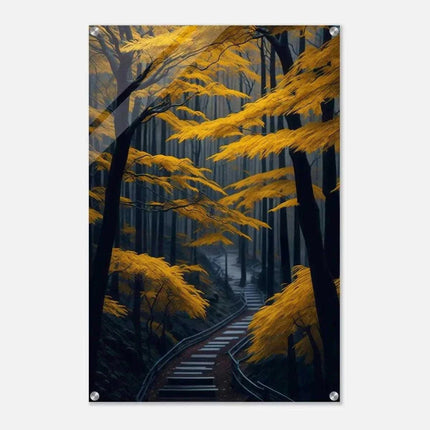 Japan autumn - Leinwandbild Japanisch (Canvas) kaufen bei Linkreich – Jetzt entdecken!