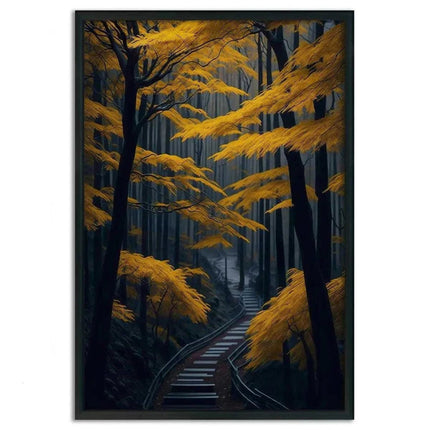 Japan autumn - Leinwandbild Japanisch (Canvas) kaufen bei Linkreich – Jetzt entdecken!