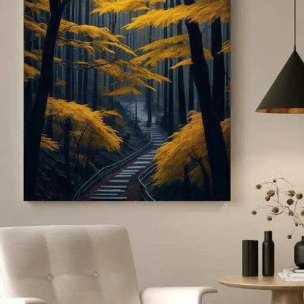 Japan autumn - Leinwandbild Japanisch (Canvas) kaufen bei Linkreich – Jetzt entdecken!