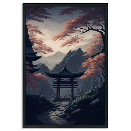 Japanischer Shrine - Leinwandbild Japanisch (Canvas) kaufen bei Linkreich – Jetzt entdecken!