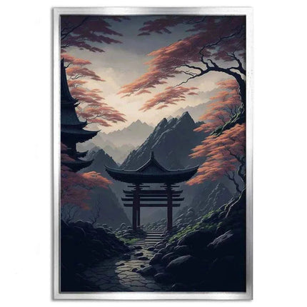 Japanischer Shrine - Leinwandbild Japanisch (Canvas) kaufen bei Linkreich – Jetzt entdecken!