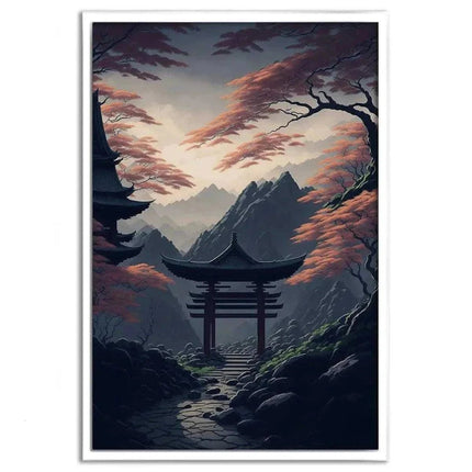Japanischer Shrine - Leinwandbild Japanisch (Canvas) kaufen bei Linkreich – Jetzt entdecken!