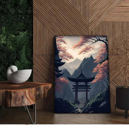 Japanischer Shrine - Leinwandbild Japanisch (Canvas) kaufen bei Linkreich – Jetzt entdecken!