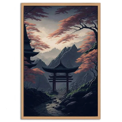 Japanischer Shrine - Leinwandbild Japanisch (Canvas) kaufen bei Linkreich – Jetzt entdecken!