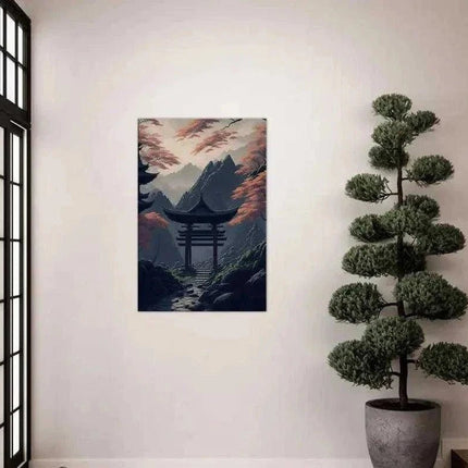 Japanischer Shrine - Leinwandbild Japanisch (Canvas) kaufen bei Linkreich – Jetzt entdecken!