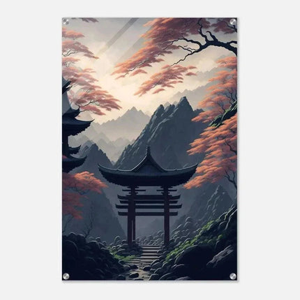 Japanischer Shrine - Leinwandbild Japanisch (Canvas) kaufen bei Linkreich – Jetzt entdecken!