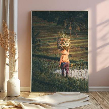 Jatiluwih Rice Fields Wall Art Print – Bali Landscape Photography