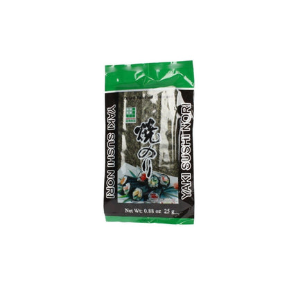 SEO. Jhfoods Yaki Nori Gerösteter Seetang (Halb geschnitten) 25g - Linkreich