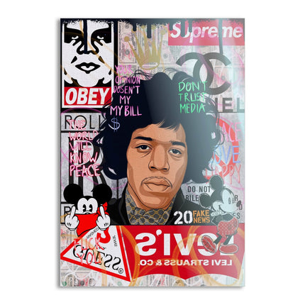 Jimmy Hendrix - Leinwandbild Pop Art (Canvas) kaufen bei Linkreich – Jetzt entdecken!