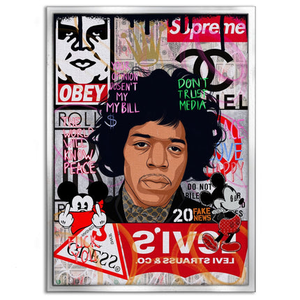 Jimmy Hendrix - Leinwandbild Pop Art (Canvas) kaufen bei Linkreich – Jetzt entdecken!