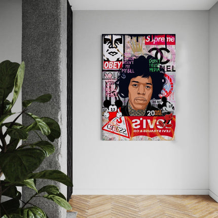 Jimmy Hendrix - Leinwandbild Pop Art (Canvas) kaufen bei Linkreich – Jetzt entdecken!