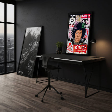 Jimmy Hendrix - Leinwandbild Pop Art (Canvas) kaufen bei Linkreich – Jetzt entdecken!