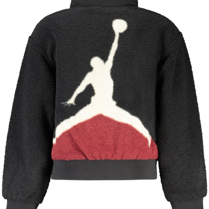 SEO. Jordan Sweatshirt Damen mit Reißverschluss – Schwarzes Langarmshirt für Herbst/Winter - Schwarz Linkreich