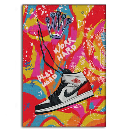 Jordans MJ - Leinwandbild Pop Art (Canvas) kaufen bei Linkreich – Jetzt entdecken!