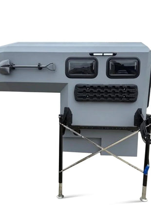 JOY Camper Gladiator Absetzkabine – wintertauglich mit Diesel-Standheizung, Duschkabine, Solaranlage & Landstrom - Linkreich