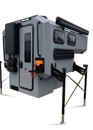 JOY Camper Gladiator Absetzkabine – wintertauglich mit Diesel-Standheizung, Duschkabine, Solaranlage & Landstrom - Linkreich