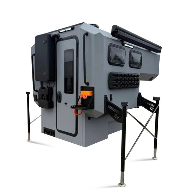JOY Camper Gladiator Absetzkabine – wintertauglich mit Diesel-Standheizung, Duschkabine, Solaranlage & Landstrom - Linkreich