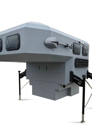 JOY Camper Gladiator Absetzkabine – wintertauglich mit Diesel-Standheizung, Duschkabine, Solaranlage & Landstrom - Linkreich