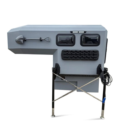JOY Gladiator Absetzkabine – wintertauglich mit Diesel - Standheizung, Duschkabine, Solaranlage & Landstrom (Absetzkabinen) kaufen bei Linkreich – Jetzt entdecken!