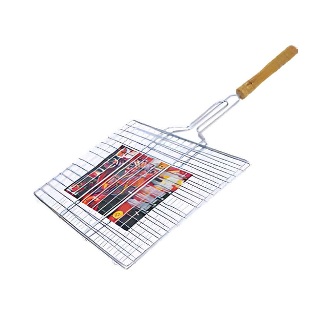JOY Grillkorb mit Holzgriff – 35x25x48 cm | Grillen (Grillzubehör) kaufen bei Linkreich – Jetzt entdecken!