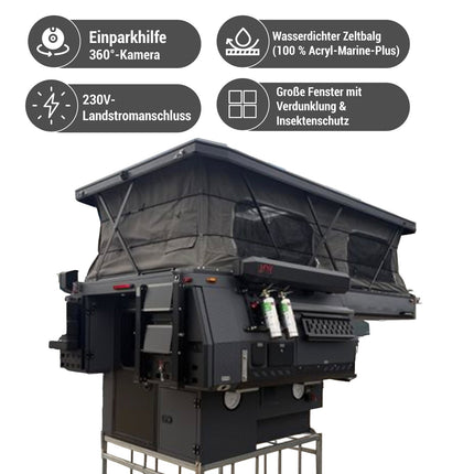 Joy Outdoor Living Absetzkabine – autark, wintertauglich, Dieselheizung, Klimaanlage, Solar & 360° - Kamera (Absetzkabinen) kaufen bei Linkreich – Jetzt entdecken!