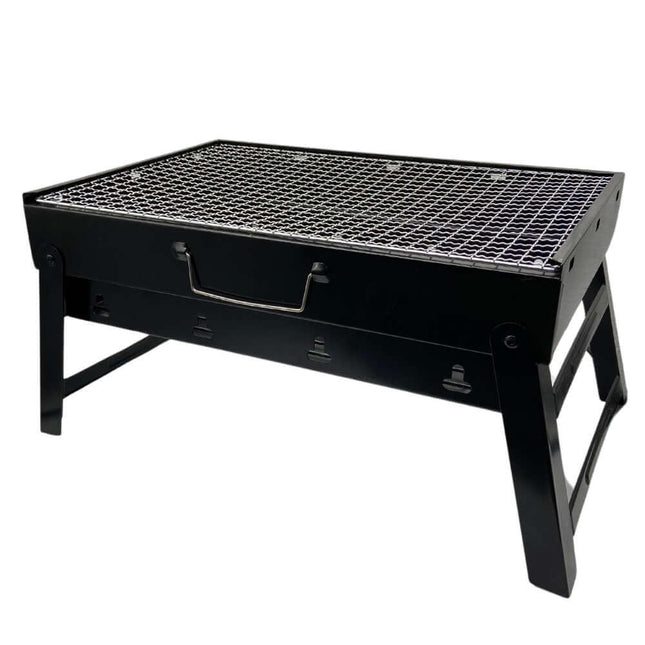 JOY Tischgrill 43x29 cm – Kompakter BBQ-Grill für Balkon, Garten & Camping - Linkreich