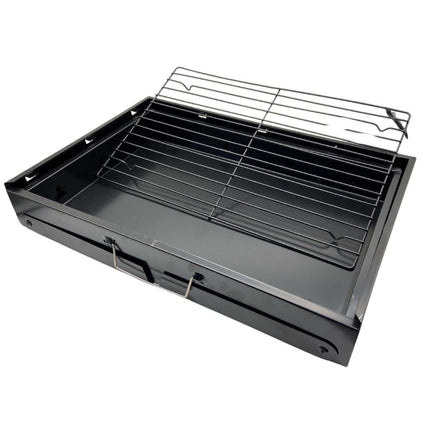 JOY Tischgrill 43x29 cm – Kompakter BBQ - Grill für Balkon, Garten & Camping (Grill) kaufen bei Linkreich – Jetzt entdecken!